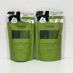 iroha INTIMATE WASH FOAM TYPE 詰替用 2個セット