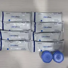 cleadew 消毒用タブレット 8袋と洗浄ケース2個