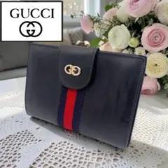 GUCCI グッチ 長財布 GG柄 シェリーライン PVC レザー メンズ - メルカリ