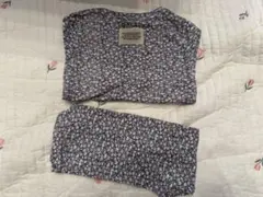 韓国子供服花柄セットアップMサイズ