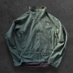 だ*！様 ノースフェイス フリースジャケット グリーン US規格 古着 刺繍ロゴ