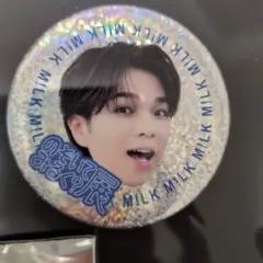 ホログラム缶バッジ MILK MILK
