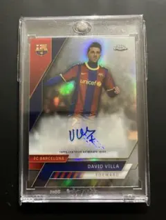 topps chrome David Villa FC Barcelona