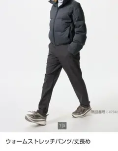 ウォームストレッチパンツ/標準丈・寸長め