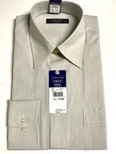 STENTOR 形態安定 長袖シャツ Mサイズ　新品、未使用タグ付★し6794