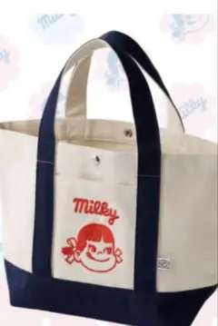 【新品未開封 紀ノ国屋×不二家 ペコちゃん刺繍 ランチトート】