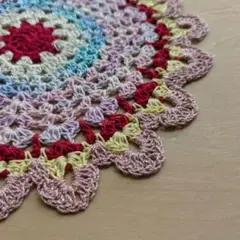 ハンドメイド ＊ かぎ編み レース編み　ドイリー