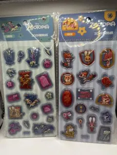 Zootopia ボンボンドロップシール　ズートピア　2点セット