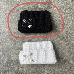 2️⃣【猫耳風 ニット帽 2点セット】にじぱぺっと ぬい帽子