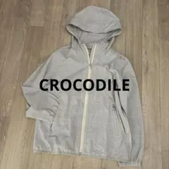 【美品】CROCODILE クロコダイル チェック柄 フード付き ジャケット Lのサムネイル