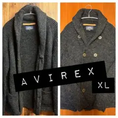 アビレックス　AVIREX カーディガン　ニット　セーター　メンズ