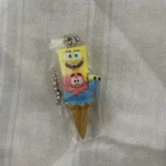 スポンジボブ マスコット＆グミ アイスクリーム キーホルダー アイス パトリック