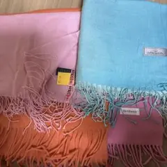milashonVertDenseBASILE等マフラーショール4色セット