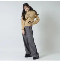 by LOVEiT サイドラインルーズパンツ