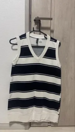 H&M ボーダー ベスト