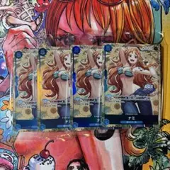 ワンピースカード ナミ アジア 未開封 4枚 2