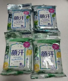 マンダムHappy Deo 顔汗 フェイスシート 20枚入り 4袋のサムネイル