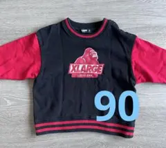 XLARGE ロゴプリント トレーナー90cm
