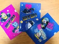 BT21 クリアファイル　くら寿司　3枚セット