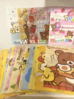 リラックマ サンエックス クリアファイル 下敷き まとめ売り 新品 平成レトロ リラックマ サンエックス クリアファイル 下敷き まとめ売り 新品 平成