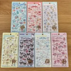 【新品】正規品　ボンボンドロップシール　サンリオ　ちいかわ　７点セット