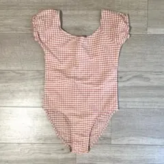 【ZARA】女の子用ワンピース水着 100cm ギンガムチェック