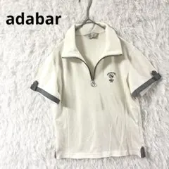 【adabat】 ハーフジップ ゴルフウェア 七分袖 カットソー adabat】 ハーフジップ ゴルフウェア 七分袖 カットソー - メルカリ