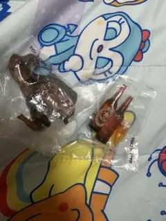 北海道大物産展　海洋堂　木彫りクマ　サッポロビールグラス　SAPPORO