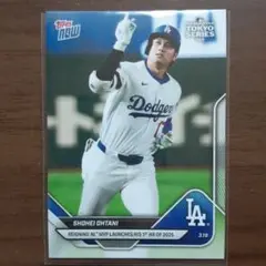 大谷翔平 選手　2025 TOPPSカード 2025初本塁打 (東京シリーズ)