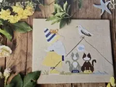 Madame Chantilly 図案 Fisherman クロスステッチ