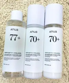 anua ハートリーフ77+トナー & 70+ローション 3点セット