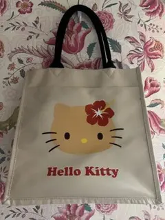 アベイル　ハローキティ　　トートバッグ　ベージュ　サンリオ