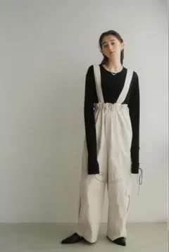 アダムエロペ シャイニータフタ撥水ロンパース - メルカリ