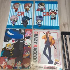 CR　クレイジーラクーン　クリアファイル　4点セット