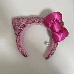 キティちゃん　カチューシャ リボン付き