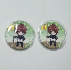 カラフルピーチ　じゃぱぱ　セブン缶バッジ　2個セット