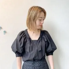 【未使用】ビームス/RBS バルーンスリーブブラウスのサムネイル