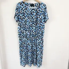 TALBOTS 半袖ワンピース　総柄　Lサイズのサムネイル