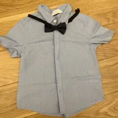 H&M 半袖シャツ 110cm 蝶ネクタイ付き　フォーマルシャツ