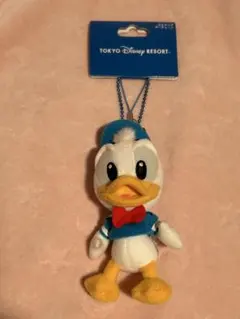 【新品未使用】東京ディズニーリゾートドナルドダック キーホルダー ボールチェーン