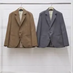 UNUSED テーラードジャケット ウォッシュドレザーテーラードジャケット / Tailored Jacket