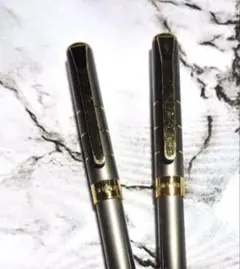 DAKS SINPSON 万年筆14Kとボールペン マーブル模様セット - メルカリ