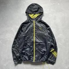 00s puma 短丈 ナイロンジャケット cityboy 古着 ドローコード