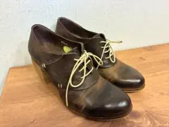 ブラウン レザー ブーティ 36