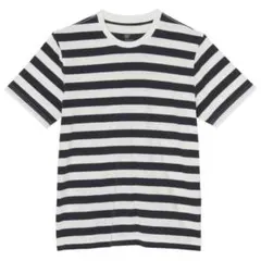 【無印良品】ボーダー Tシャツ 半袖 レディース 夏服 綿100% カジュアルのサムネイル