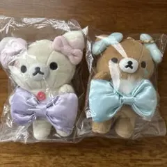 リラックマストア限定 アワワネコ あつめて ぶらさげぬいぐるみ 2体