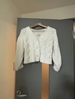 fint パールボタンニット カーディガン
