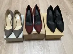 ユナイテッドアローズ　ナノユニバース　ヒール24cm 3足セット