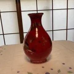 中国紅瓷　花瓶のサムネイル