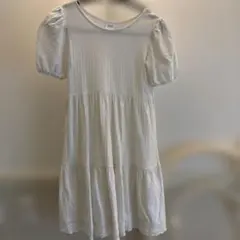 ZARA キッズ 半袖ワンピース ホワイト 128cm